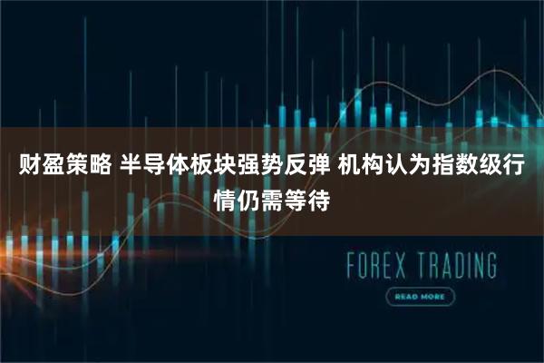 财盈策略 半导体板块强势反弹 机构认为指数级行情仍需等待
